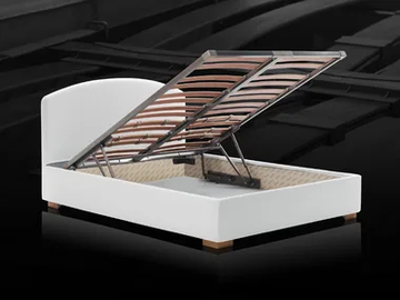 Bed base with storage - Adjustable slatted bed base with storage by Milano Bedding - view 2
